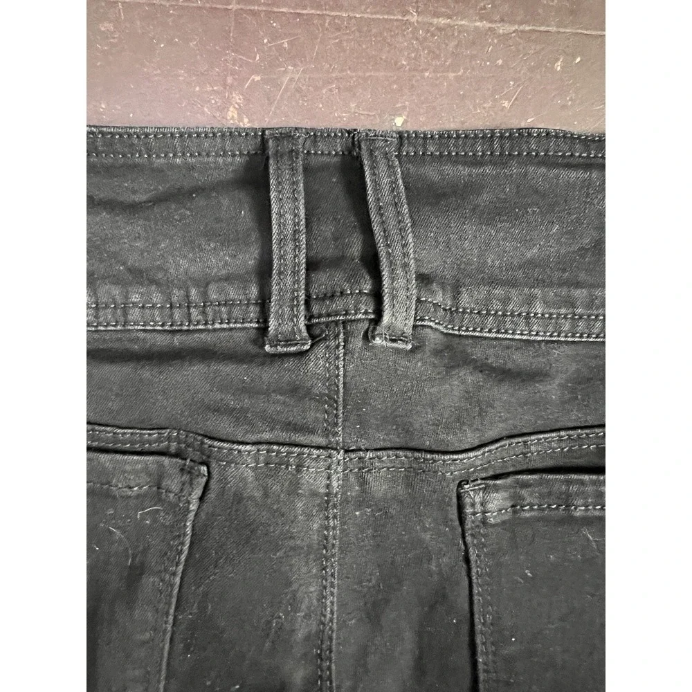 NWT  Toledo|‎ Size 12 | Deep Black W/ Gold Accents |Straight Women's Jeans